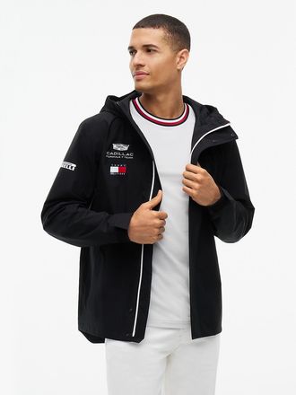 Tommy Hilfiger Mens Tommy x Cadillac F1 Team Replica Windbreaker - Black - XL