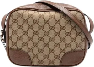 Gucci Pre-owned Cross Body Bags, female, Beige, Size: ONE SIZE Pre-owned The Bree Crossbody Bag
