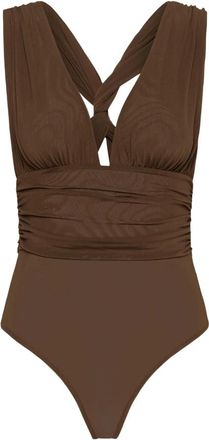 Gestuz Rain Drum - Dames - Bodies - Bruin - S - Tops