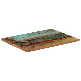 Berkfield Home Rectangular Table Top 60x80 cm 25-27 mm Solid Reclaimed Wood