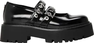 Steve Madden Leren muiltjes voor dames van Overt Action (Zwart)
