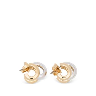 Kate Spade New York Huggies Triple-band Mixed-metal Earrings