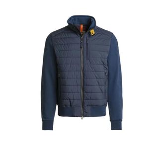 Parajumpers Elliot Hybrid Sweat - Heren - Winterjassen - Blauw - S - Katoen - Jassen