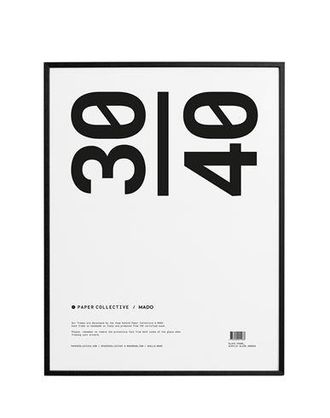 Paper Collective FRAME - 30X40 - BLACK TIMBER (ACRYLIC GLASS)