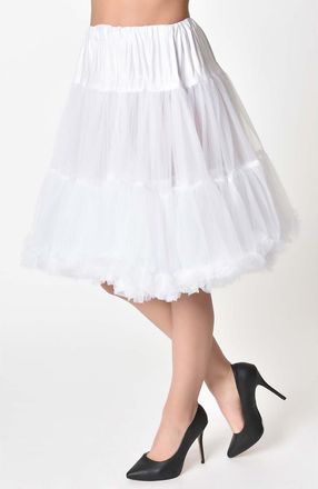 Unique Vintage Ruffled Petticoat Crinoline in White at Nordstrom