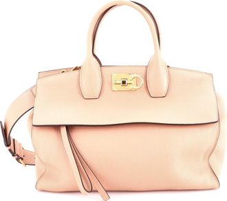 Ferragamo Studio Satchel Leather Medium