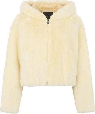 Pinko Pinko, Jassen, Dames, Beige, S, Polyester, Gasteria Jas