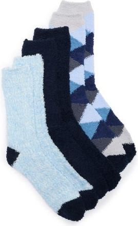 Nordstrom Rack Assorted 3-Pack Butter Socks in Navy Multi at Nordstrom Rack, Size Regular