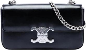 Celine Pre-owned Vintage Schoudertas - Dames - Vintage Schoudertas - Zwart - ONE Size - Leer - Vintage