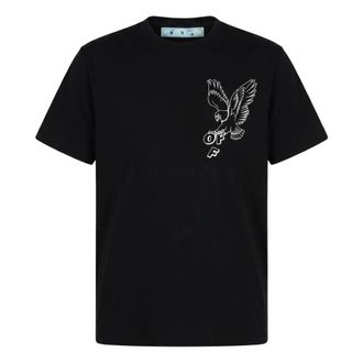 Off-white Heren, Tops, Zwart, Maat: M Katoen