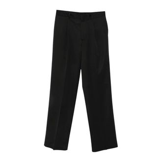 Lardini Heren, Broeken, Zwart, Maat: XL Wol