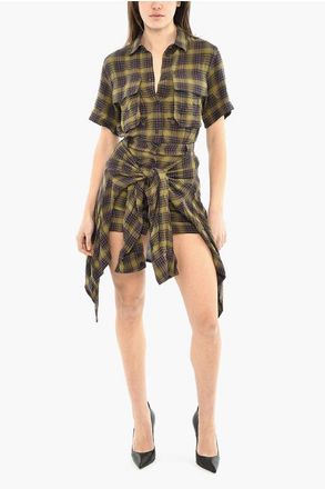 Diesel Checked Chemisier D-MELIE Short-Sleeved size Xxs