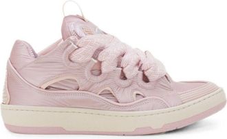 Lanvin Pink Oversized Lace Contemporary Sneakers