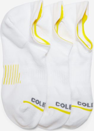 Cole Haan Womens ZER&Oslash;GRAND 3-Pair Liner Socks - White