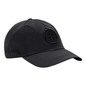 Stone Island 9100011 Nylon Metal ECONYL Baseball Cap Black L1S159100011S0076V0029