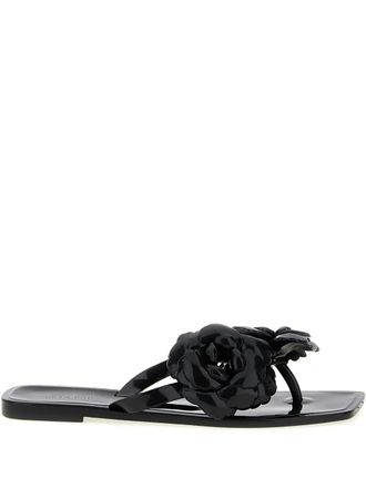 Coperni Silicone Flower Flat Sandals