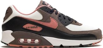 Nike Air Max 90 Ironstone Red/Stardust sneakers - men - Rubber/Suede/Fabric/Mesh - 11.5 - Brown