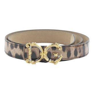Dolce & Gabbana Belts, female, Brown, Size: 85 CM Belts