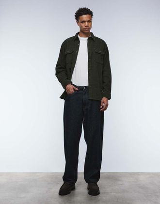 Levi's 578 - Jeans ampi lavaggio scuro rinse-Blu navy