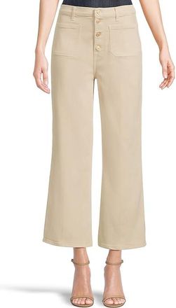 7 For All Mankind Ultra High Rise Cropped Jo Womens Jeans Creme : 27 26, Cotton/Denim/Elastane