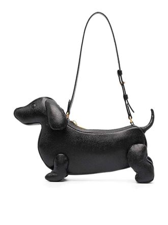 Thom Browne Hector Baguette Bag In Pebble Grain Leather