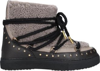 INUIKII Curly Rock Boot - Dames - Winterlaarzen - Grijs - 37 EU - Leer - Schoenen
