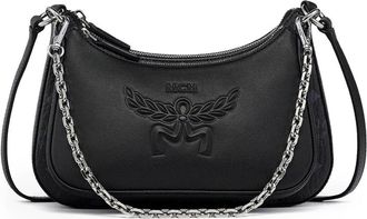 MCM Mcm, Tassen, Dames, Zwart, ONE Size, Su&egrave;de, Visetos Crossbody Bag