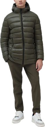 Suns Reversible Stretch Nylon Parka Featuring Quilted