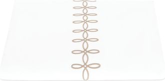 Matouk Gordian Knot Egyptian Cotton Percale Duvet Cover in Truffle at Nordstrom, Size King