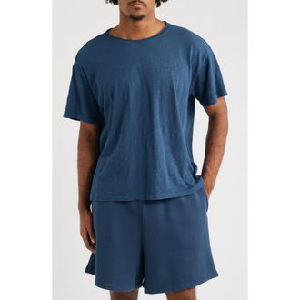 Elwood Core Slub T-Shirt in Midnight at Nordstrom, Size Xx-Large