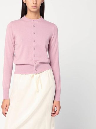 Extreme Cashmere Pink cashmere cardigan