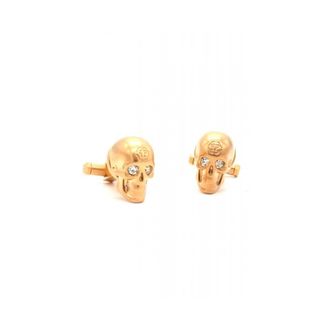 Philipp Plein Accessoires, Heren, Geel, ONE Size, Cufflinks IP 3D Skull