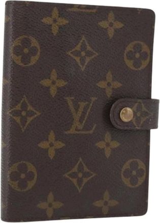 Louis Vuitton Pre-owned Wallets, female, Brown, Size: ONE SIZE Pre-owned Day Planner Cover