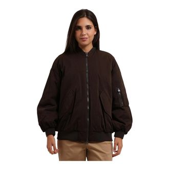 A|X Armani Exchange Crossover Bomberjack - Dames - Bomber jackets - Bruin - S - Polyester - Jassen