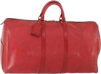 Louis Vuitton Pre-owned Weekend Bags, female, Red, Size: ONE SIZE Pre-owned Weekend Bag
