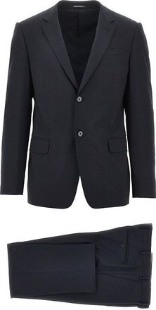 Emporio Armani Stretch wool M Line tailored suit Man 48