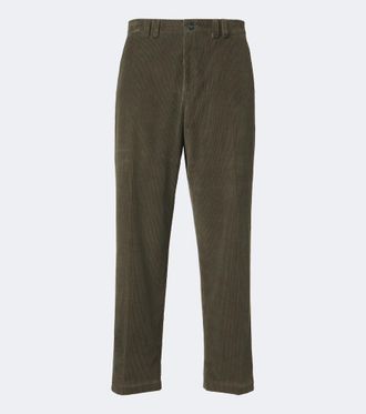 Canali Cotton corduroy straight pants