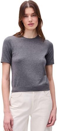 Richer Poorer Inc. Washable Cotton Silk Tee in Charcoal Heather Grey at Nordstrom, Size X-Small
