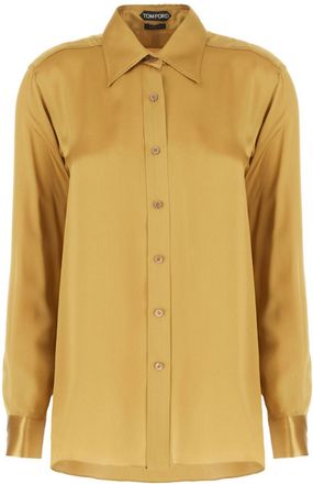Tom Ford Camicia di seta - Giallo
