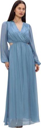 Freebird by Steven Diola Gown - Dames - Avondkleed - Blauw - L - Kleedjes