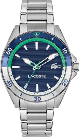 Lacoste Mainsail Watch, 43mm in Silver at Nordstrom