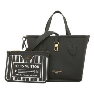 Louis Vuitton Black Brown Tote Bag (Pre-Owned)