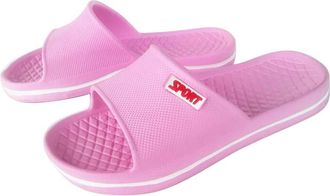 Generic oxsdMKQ Womens Mens Shower Slipper Slippers For Bathroom Or Indoor Use Lightweight Beach & Pool Shoes Slip On Comfortable Cloud Sliders Solid Color Aq