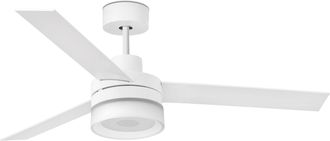Netlighting Ice LED Large Bluetooth Ceiling Fan White Maple