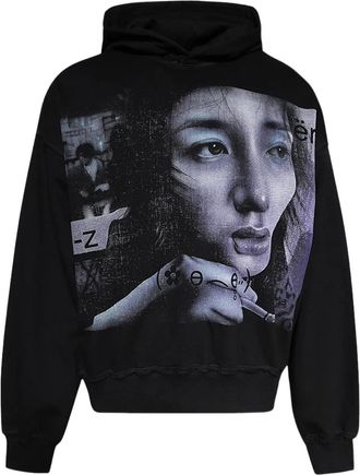 Misbhv Felpa Maciej Kosc con cappuccio - Nero