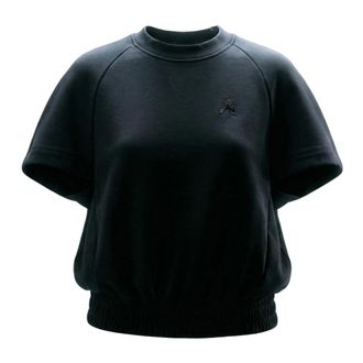 A|X Armani Exchange Sweatshirts, female, Black, Size: XS Crewneck Sweatshirt