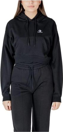 Converse Mujer, Sudaderas, Negro, Talla: M