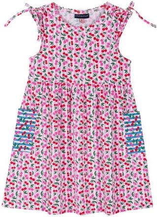 Andy & Evan Kids Cherry Print Dress in Pink Multi at Nordstrom, Size 3Y