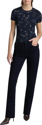 L'agence Selma High Rise Flare Jeans In Black Ink