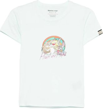Martine Rose T-shirt High On Hope - Verde